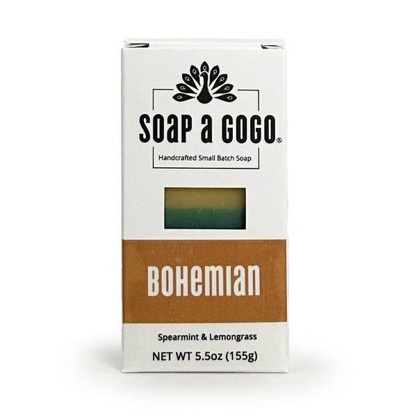 box of bohemian soap