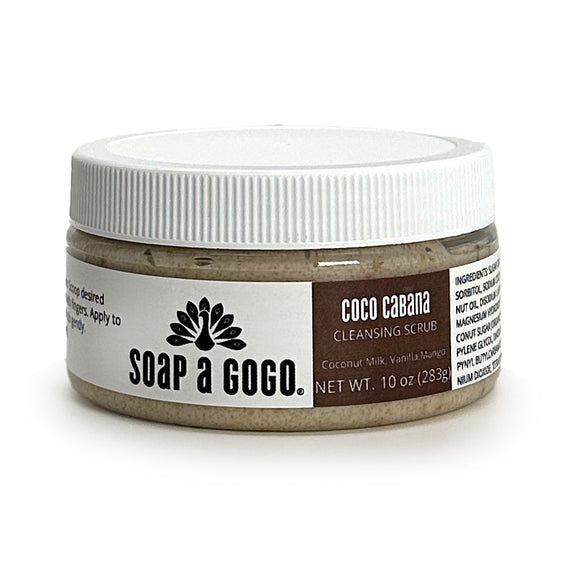 jar of Coco Cabana scrub on a white background