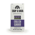 Soap a Go Go English Garden soap bar packaging on a white background