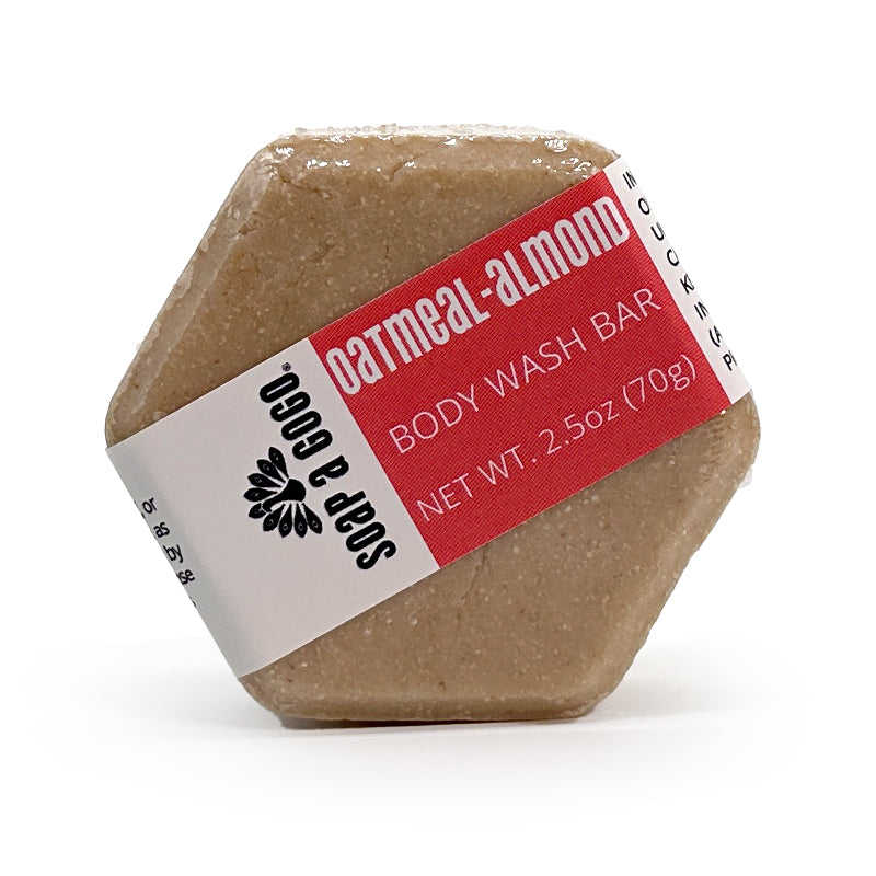 Oatmeal-Almond Hair & Body Wash Bar
